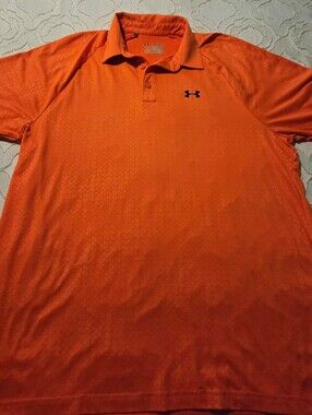 Under Armour Coldblack Men’s Bright Orange Polo Shirt